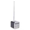 Solo amore TD-V26 TDV26 Portatile Micro USB Mini Stereo Super Bass Altoparlante Musica MP3 / 4 FM Radio Antenna con scatola al minuto con schermo LCD