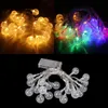 Runde Blase Ball Led Girlande Licht String Fairy Lichter Outdoor Weihnachten Dekor Für Home Rustikale Hochzeit Party Suppiles Lichter Y0720