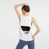 LU yoga nouveau lâche séchage rapide à manches courtes vêtements de yoga beauté dos mandrin danse formation course sport fitness vêtements femme