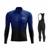 Racing Sets 2021 Raphaful Langarm Radfahren Jersey Set Trägerhose Ropa Ciclismo Herbst Fahrrad Kleidung Atmungsaktive MTB Bike Uniform