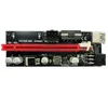 Smart Power Plugs 6PCS EST VER009 USB 3.0 PCI-E RISER VER 009S EXPRESS 1X 4X 16X Adattatore scheda SATA 15pin a 6 pin cavo
