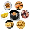 Bakeware Air Fryer Parchment Paper Liners for Oven Baking Steaming Basket Bamboo Streamer Cake Pans 8.5inch Square XBJK2202