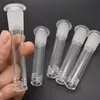 Groothandel 11 cm lengte glazen downstem diffuser reducer downstem diffuser binnen 14 mm vrouwelijke buitenste 18mm man voor DAB Rigs glazen bong DHL