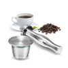 Нержавеющая сталь Nespresso Coffee Tamper Forillable Reasable Capsule Cup Pire сорт POD для машины 210423