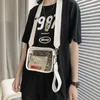 Shoulder Bags Fashion Jelly Pvc Elegant Crossbody Purse 2021 Clear Design Women Flap Handbag Luxury Transparent Mujer Sac Femalee