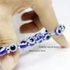 Blue Evil Eye Charm Bracelets Hamsa Pulsera de mano para mujeres Men Black Fashion Fatima Fatima Plam Strand Strands2738