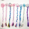 Accessori per parrucche per capelli per bambini Ragazze Unicorno Treccia Elastici Fasce per capelli Cravatte in corda Coda di cavallo Copricapo Farfalla Fascia M3951