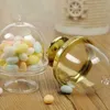 Подарочная упаковка Творческая прозрачная пластиковая конфеты мини -круглу