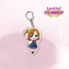 Anime LoveLive porte-clés homme l'animation porte-clés femmes porte-clés Couples porte-clés acrylique porte-clés pendentif alliage Porte Clef G1019