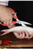 NEWmultifunctional household stainless steel Kitchen Scissors for Chicken Poultry/Fish/Meat Vegetables Herbs BBQ RRB12651