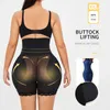 Kvinnor Body Shaper Panty Sexig Butt Lift Side Padded Panties Lace Fake Ass Corset Plus Size Shapewear Slimming Underkläder Big Hip