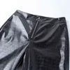 ПУ кожаные женщины леггинсы мода узор искусственные леггинсы толчок сексуальные высокие талии спортивные брюки легкие флисовые брюки 2111215