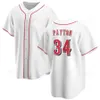 Baseball 33 Jesse Winker Jersey 83 Jose Garcia 34 Mark Payton 2 Jonathan India Mike 9 Moustakas Red White Grey Green Team Color