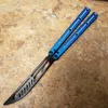 Theone Balisong Sea Snake Monster Butterfly Trainer Training Knife Not Sharp Chimera Hom EX10 Killing Bee BM51 V6 V3 Triton Squid Bushing System Jilt Swing Knives