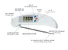 Digitale opvouwbare thermometer Voedsel BBQ Temperatuurinstrumenten Vleesoven Oven Vouwen Keukenthermometer voor Koken Water Olie Grill Tools