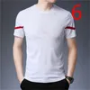 Verão Chinês Estilo Slim Personalidade Redonda Pescoço Algodão e Linho Meia Manga T-shirt T-shirt 210420