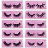 3D Faux Cils Eyelashes Moffy Dramatic Eyelash Maquiagem Wispy Mink Lash Natural Long Thick Fake Cílios Falsos Para Beleza