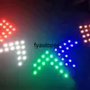2pcs 14-SMD luci a LED laterali per auto specchietto retrovisore lampada decorativa indicatori di direzione accessori per tuning forniture per auto