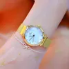 Wristwatches Montre Femme 2021 Fashion Watch Women Rose Gold Ladies Dress Wrist Watches Magnet Mesh Steel Waterproof Clock