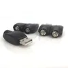 Carregador USB sem fio eGo thread 510 carregadores de bateria adaptador de carga preto para todas as baterias de caneta 510
