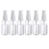 30 ml 1 Unze transparente Kunststoff-Sprühflaschen, nachfüllbar, kleine tragbare leere Flasche für Reise-ätherische Öle, Parfüme