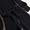 Damskie dresy dla kobiet jesienne zimowe garnitur kobiet 2022 Modna moda długoterminowy sweter i spódnica z siatkiem dwupoziomowy zestaw elegancki