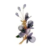 Sinzry 수제 원래 보석 창조적 인 프랑스 빈티지 정신 그물 꽃 크리스탈 브로치 여성을위한