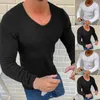 Camicie casual da uomo Streetwear Pullover girocollo in puro colore Camicia da uomo autunno inverno Tutto perfetto per l'uso quotidiano