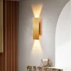Lâmpada de parede moderna simples 6w conduziu sala de estar interior sala de estar em casa iluminação corredor corredor decoração luz de alumínio AC85-265V