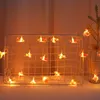 Decorazione per feste Alimentato tramite USB Cute Honey Bee Led String Fairy Light 20LED Outdoor Garden Fence Patio Christmas Garland Lights