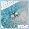 Orecchini Collana Set di gioielli Set di perle di modo Set di perle di moda Donne Crystal Drip Shape Pendant Set Set Collane Collane per la sposa Sposa Engagemen