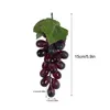 Party Decoration Suitable For Kitchens Artificial Fruit Grape Home Pendant Fake Realistic High Simulation Vine Hanging Leaves