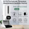 Thermomètre radio K9 Pro Plus/K9x/K9 Pro Mesure de la température de désinfection et distributeur de désinfectant pour les mains Mandarin_YY