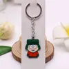Keychains Animation South Park character peripheral alloy key ring fixed hair