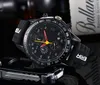 Alle wijzerplaten Werken stopwatch -mannen kijken luxe horloges met kalender rubberen band topmerk kwarts polshorloge voor hoogwaardige cadeau 291Q