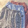 Suor calça mulheres homens coreanos leopardo longa calças primavera verão lace up cintura alta harem mujer 6f850 210603