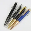 Flat Head White Crystal top Metal Luxury Ballpoint pen office & office writing supplier famous pens Germany