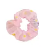 LED Luminous Flower Hair Rope Scrunchies Accessories Hairband Ponytail Holder Headwear Elastic Solid Color Hairbands