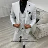 Men's Suits & Blazers Classic Slim Fit Mens Groom Wedding Prom Peaked Lapel Tuxedo 3 Piece Jacket Vest Pants Set Business Blazer Costume Hom