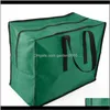 Bags Xmas Ornaments Storage Container Box Pouch For Home High Capacity Nylon Christmas Tree Bag Dhgfm Ptert