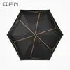 女性の超軽量の携帯用折りたたみ明確な傘の二重の使い方50％傘