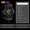SKMEI Nieuwe Mode Sport Quartz Horloges Heren Luxe Business Lederen Horloge Waterdichte Horloges Mannelijke Klok Relogio Masculino Q0524