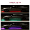 Auto Flexibele Underglow Strip Licht LED Onderbody Remote / App Control RGB Neon Lights Auto Decoratieve Ambient Sfeer Lamp