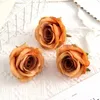 Decorative Flowers & Wreaths 5/10PCS Artificial Wholesale Silk Fake Roses Christmas Decoration For Home Wedding Wreath Bridal Accessories