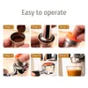 iCafilas Refillable Coffee Capsules For illy-1 Pods Stainless Steel Reusable il.ly Filters Cup Dripper Tamper 210607