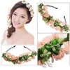 Frauen Blumen Stirnbänder Mädchen Blumen Tiaras Kronen Braut Braut Kranz Hochzeit Girlande Haarschmuck