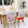 Couverture arrière de chaise Gnomes, motif nain sans visage, patriotique des états-unis, 4 juillet, décor de chaises de salle à manger, de cuisine et de Restaurant