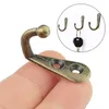 Hooks Rails 10st Cloth Hook Hangers Vintage Bronze Wall Rustic Key Coat Bag Hat Hanger Robe Hanging Rack