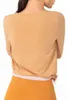 Женские топы Tees Clothing дизайнеры одежды футболка женская йога фитнес-спорт бег на открытом воздухе самостоятельно расколотая фальшивая подделка два длинных рукава