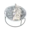 Partihandel katt vagga katt bädd mjuk plysch katt hängmatta avtagbar husdjursäng med dingling boll för katter liten säng soffa 210713